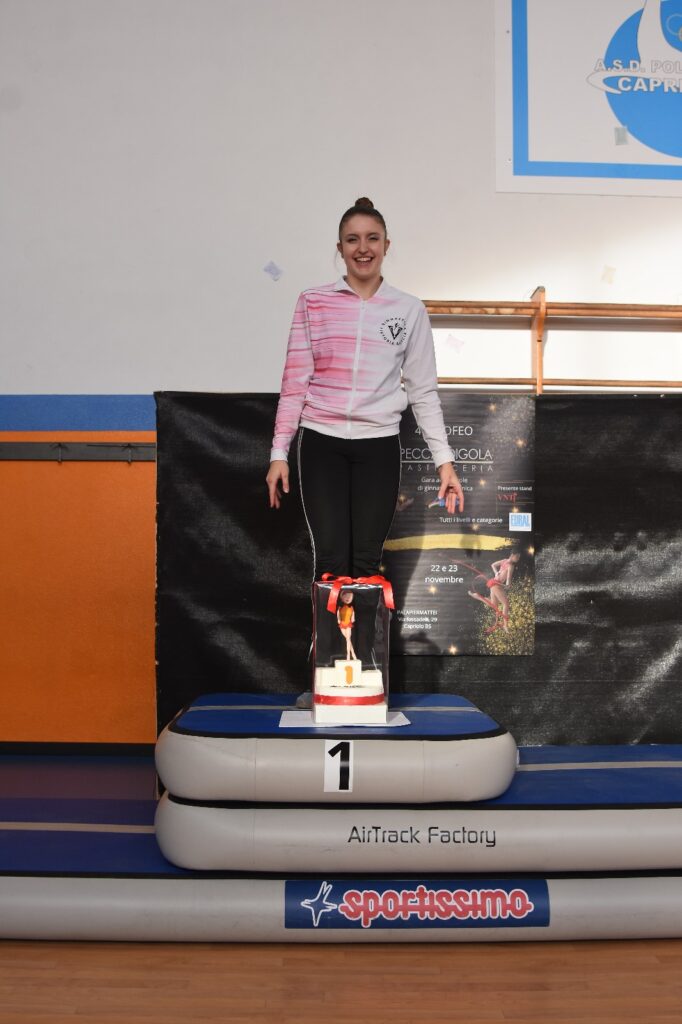 Alexandra Skichenko premiata al Trofeo Peccati di gola di ginnastica ritmica