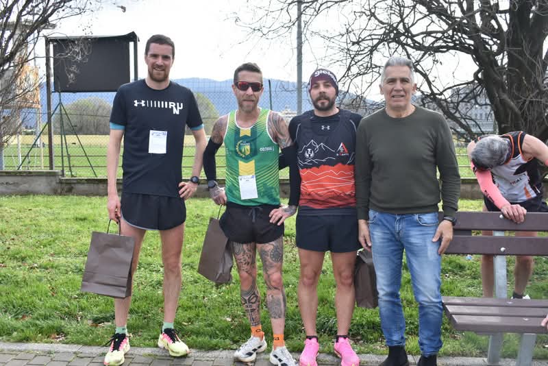 Corritalia. il presidente Antonio Parente durante le premiazioni finali