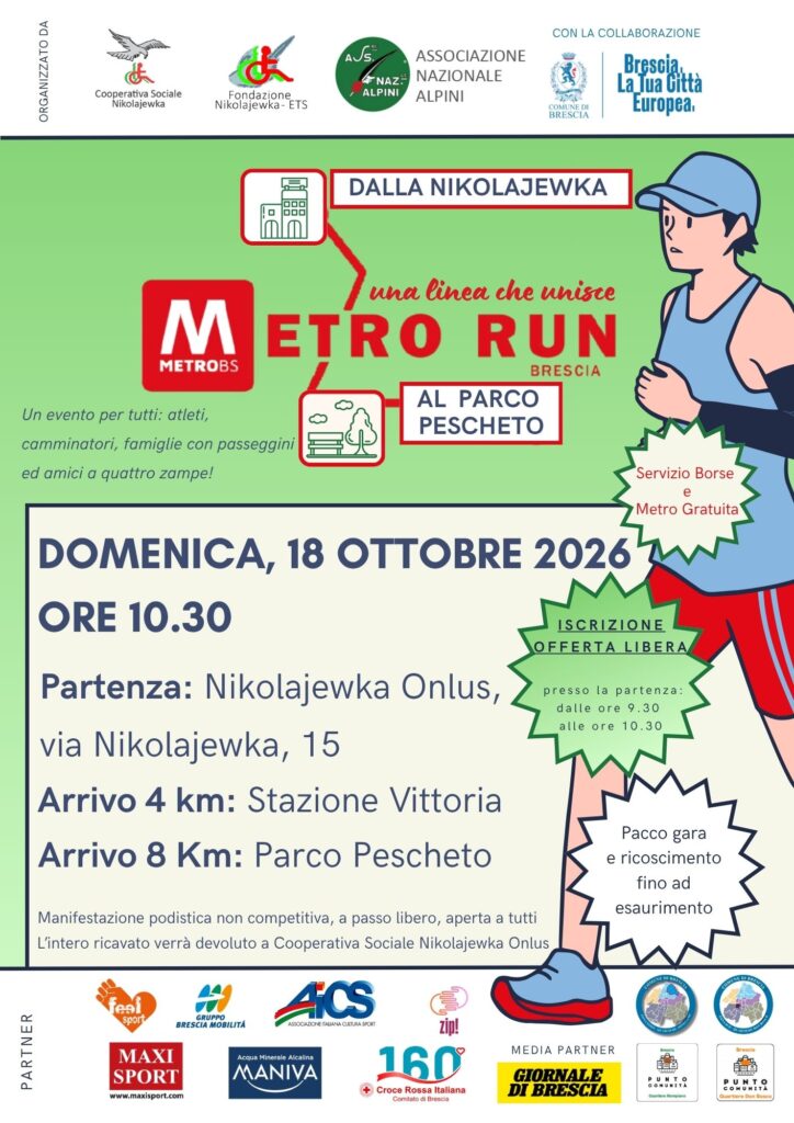 Podismo: metro run 2026