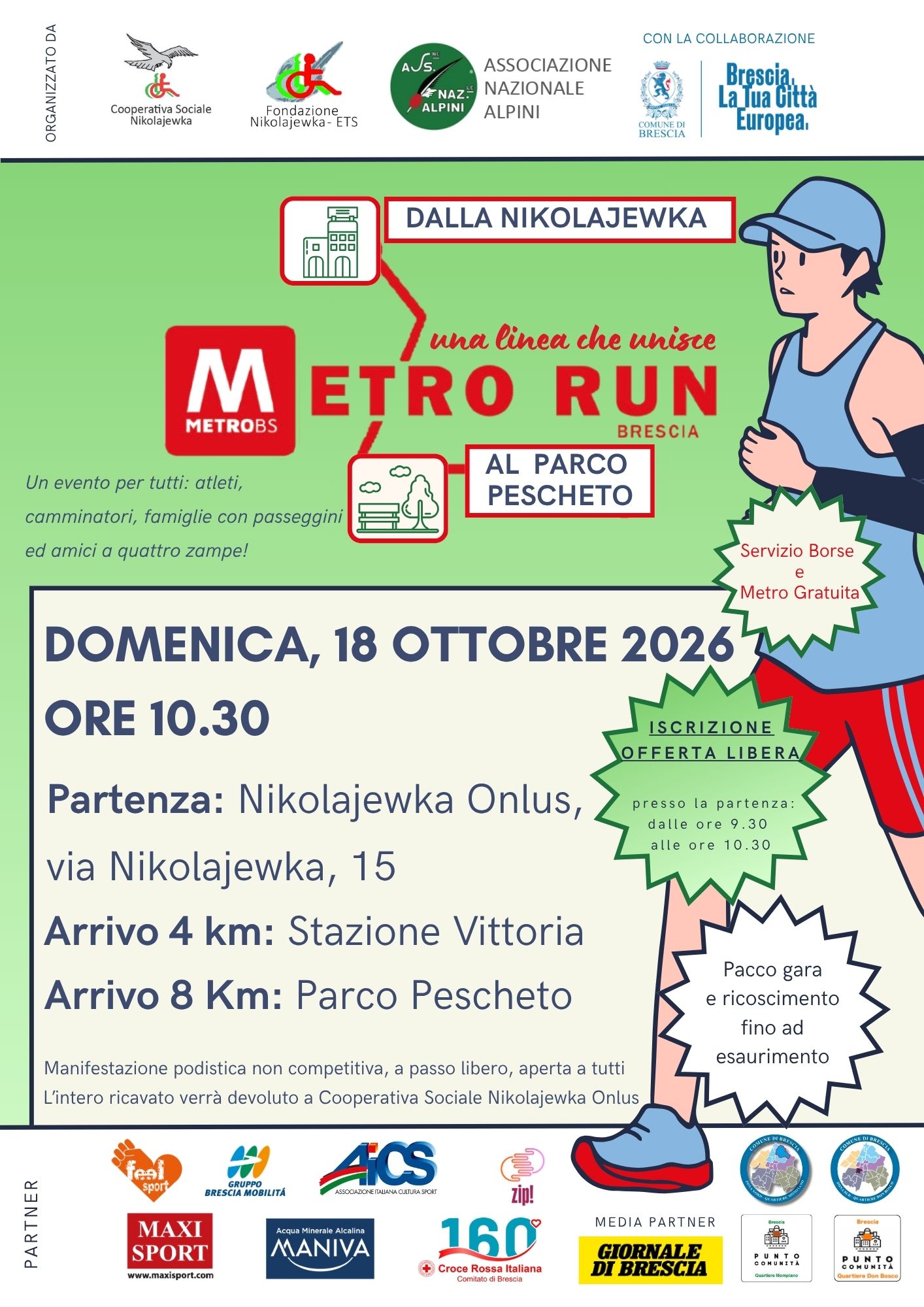 Podismo: metro run 2026