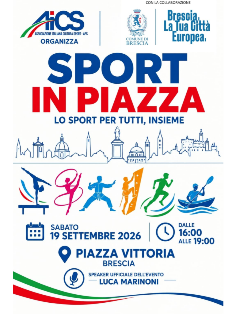 locandina Sport in piazza 2026