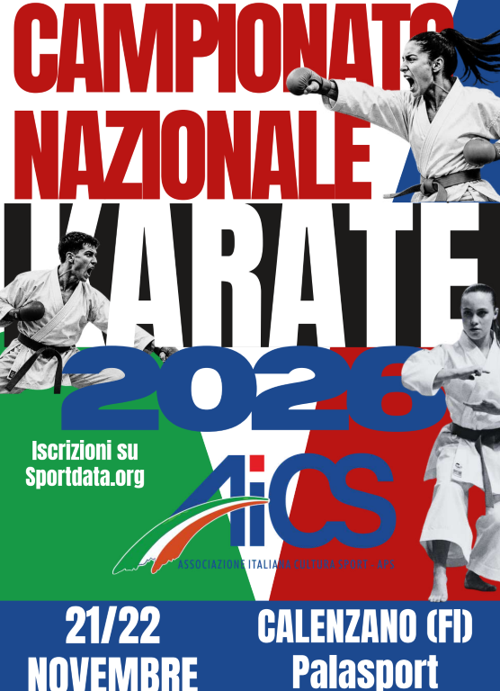 Karate - locandina Campionato nazionale